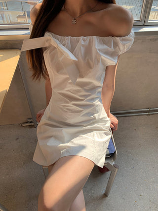 white petite dress