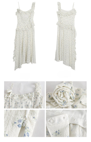 floral irregular dress