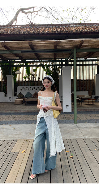 floral irregular dress