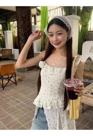 floral irregular dress