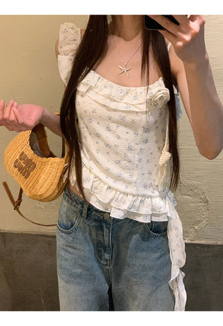 floral irregular dress