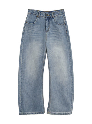 blue wide jeans