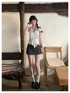 white French halter