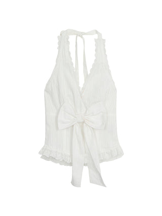 white French halter