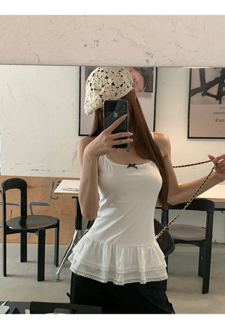 white niche camisole