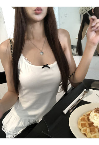 white niche camisole