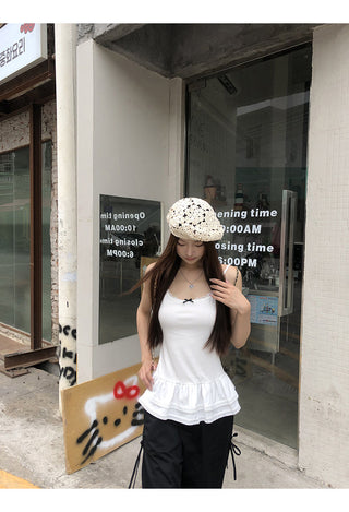 white niche camisole