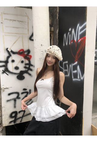 white niche camisole