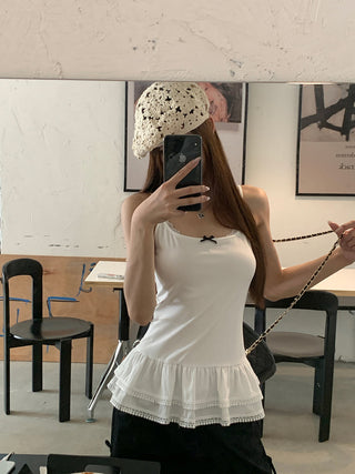 white niche camisole