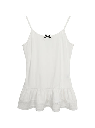 white niche camisole