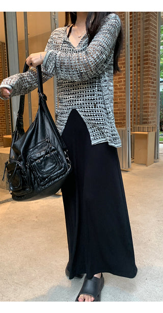 black halter dress