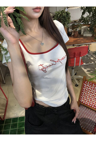 white backless sexy top