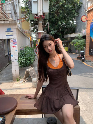 A-line slim dress