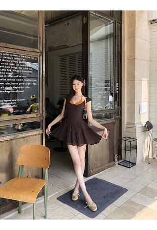 A-line slim dress