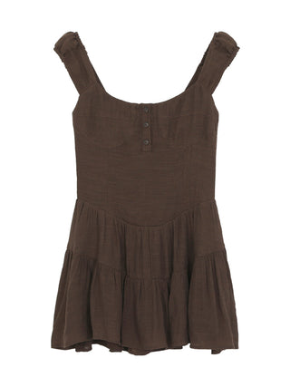 A-line slim dress