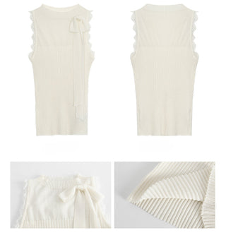 French slim vest top