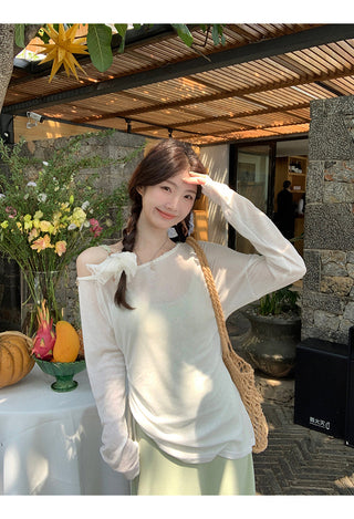 white elegant blouse