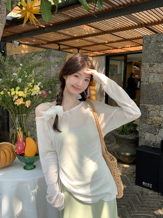 white elegant blouse