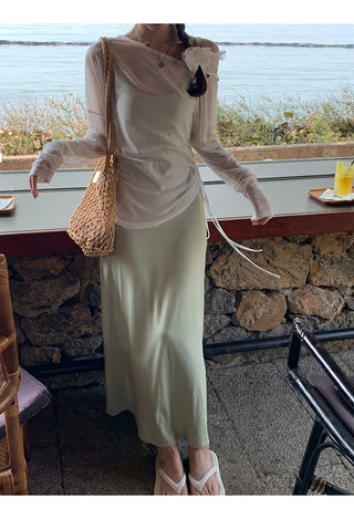white elegant blouse