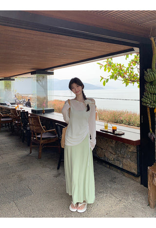 white elegant blouse