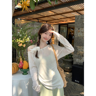 white elegant blouse