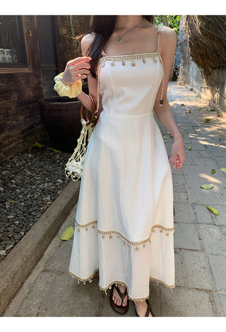 white A-line dress 03