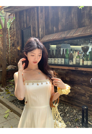 white A-line dress 03