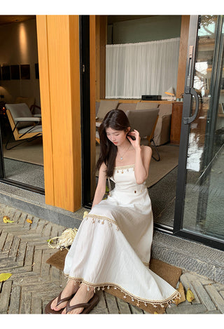 white A-line dress 03