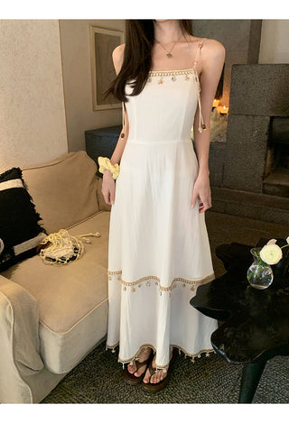 white A-line dress 03