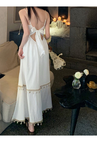 white A-line dress 03