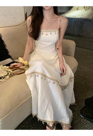 white A-line dress 03