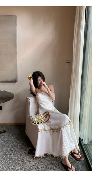 white A-line dress 03