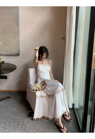 white A-line dress 03
