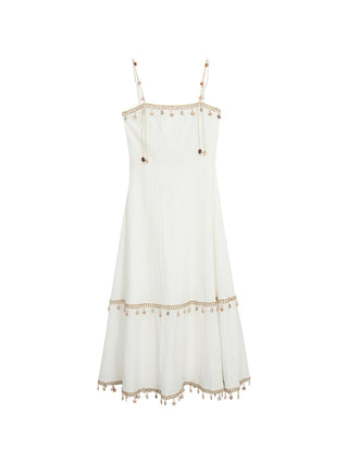 white A-line dress 03