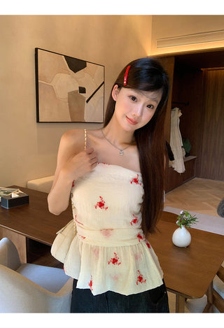 white tube vest