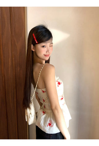 white tube vest
