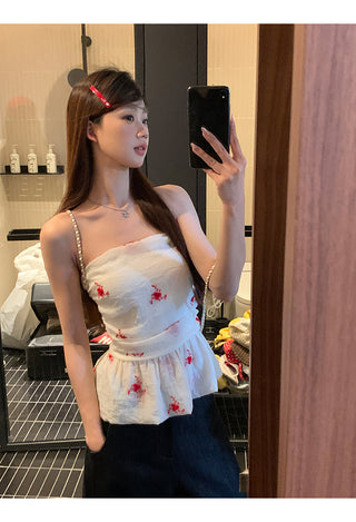 white tube vest
