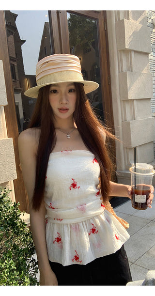 white tube vest