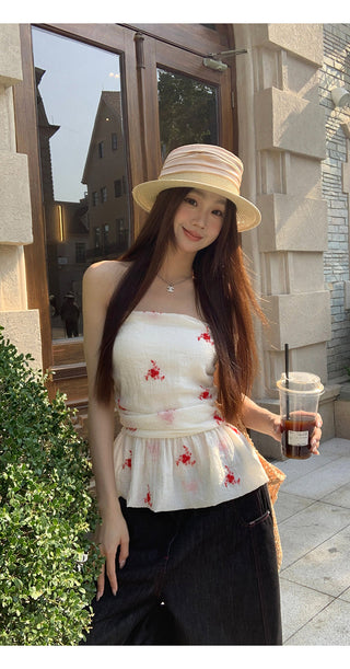 white tube vest