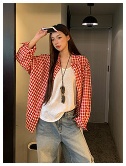 red Western shirt