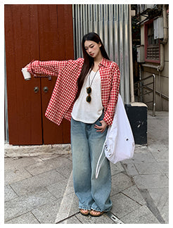red Western shirt