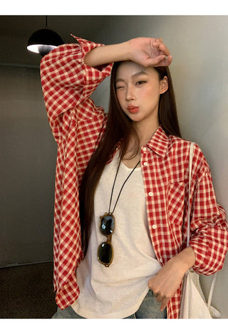 red Western shirt