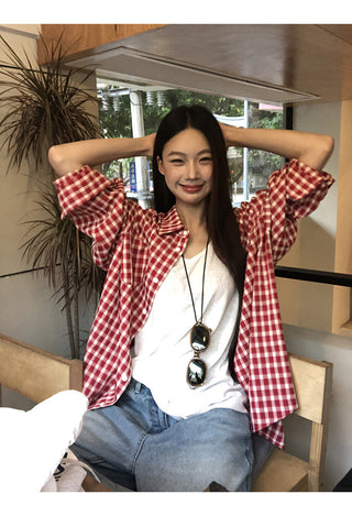 red Western shirt