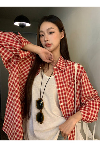 red Western shirt