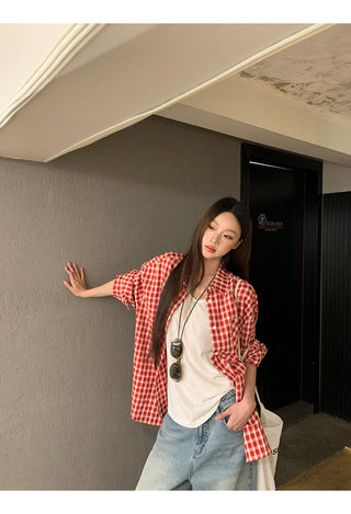 red Western shirt