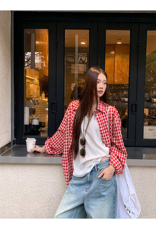 red Western shirt