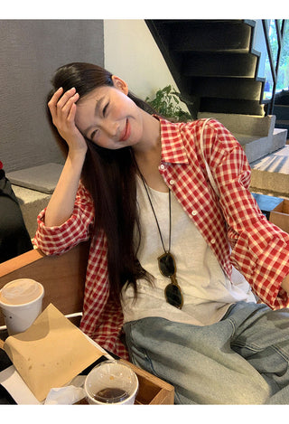 red Western shirt
