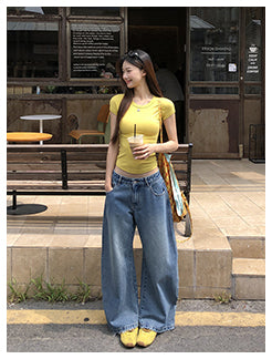 light blue jeans