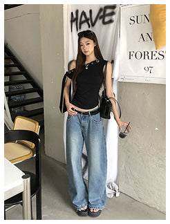 light blue jeans