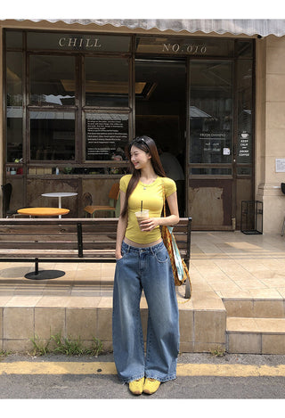 light blue jeans